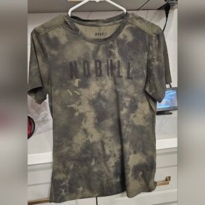 NOBULL Womens Short Sleeve Tee - Black Tie-Dye